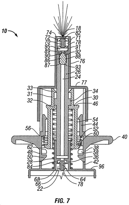 metered dose liquid dispenser