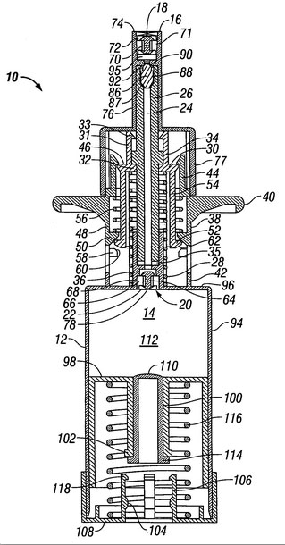 metered dose liquid dispenser